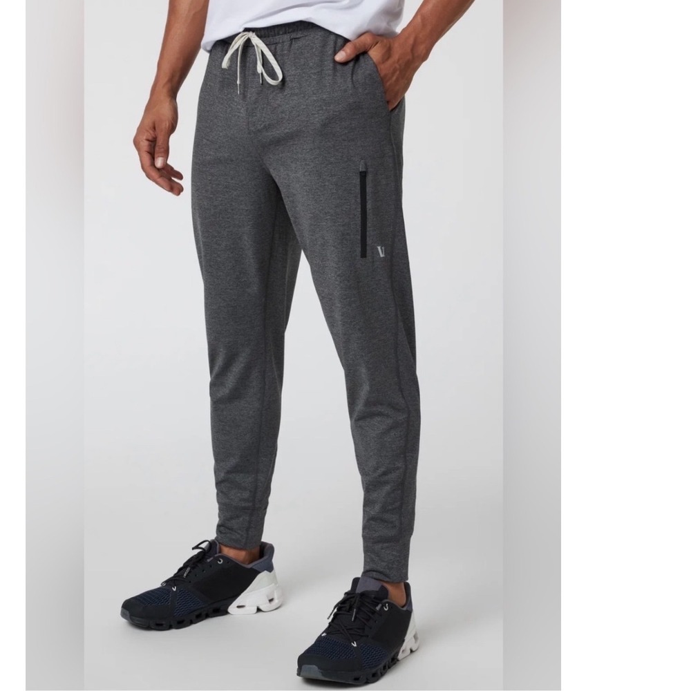Vuori Sunday Performance Jogger Charcoal Heather Grey Mens S V416
